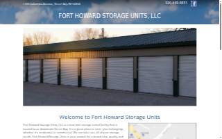 Fort Howard Storage Units website