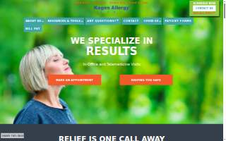 Kagen Allergy Clinic of Howard website