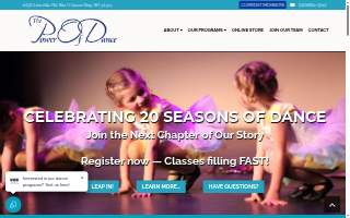 Power of Dance website