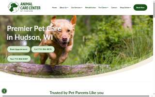 Animal Care Center of Hudson website