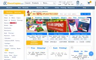 DocuCopies.com of Hudson website