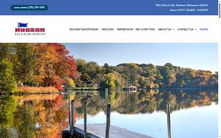 Hudson Collision Center website