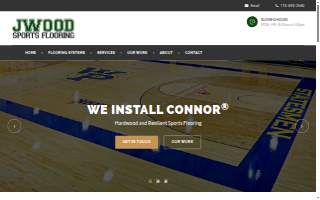 JWood Sports Flooring website