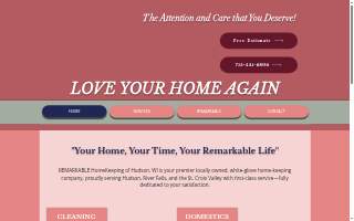 Remarkable HomeKeeping LLC. of Hudson website