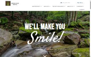 Spring Creek Dental website
