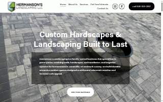 Hermanson's Landscaping LLC website
