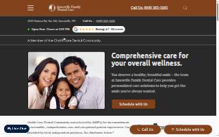 Janesville Family Dental Care website