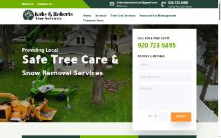 Kobs & Roberts Tree Service & Firewood Sales website