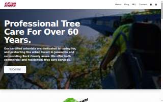 LP Tree Service website