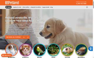 Petland Janesville website