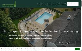 RH Landscape Design and Maintenance LLC website