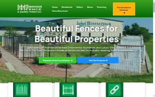 Simmons Fence & Specialty Products, L.L.C. of Janesville website