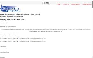 AKL Security Systems LLC of Kaukauna website