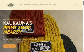 Harvest Ink Screen Printing & Design website