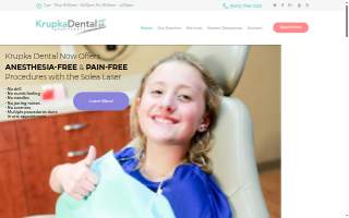 Krupka Dental Associates website