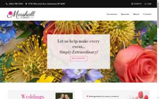Marshall Florist LLC of Kaukauna website