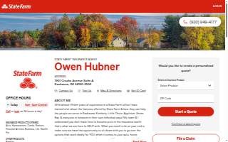 Owen Hubner - State Farm Insurance Agent website