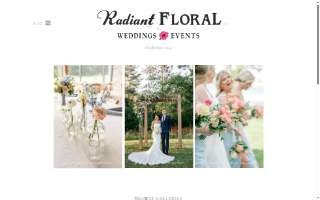 Radiant Floral LLC website