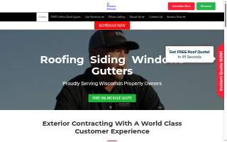 Wisconsin Exteriors website