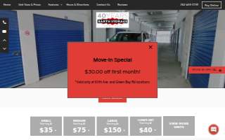 Barth Storage - Green Bay Rd website
