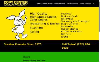 Copy Center website