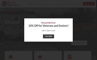 Elcano Electrical website