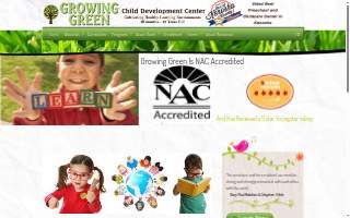 Growing Green Child Development Center website