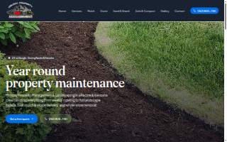 Holiday Property Management & Landscaping website