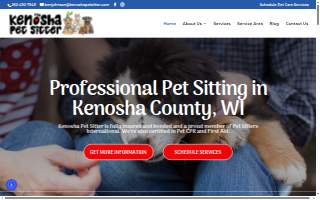 Kenosha Pet Sitter website