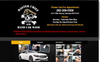 Master Chief ATD Hand Car Wash of Kenosha website
