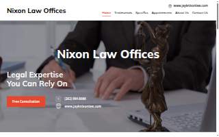 Nixon Law Offices website
