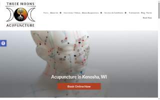 Three Moons Acupuncture website