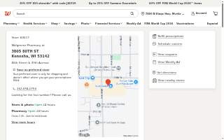 Walgreens Pharmacy website