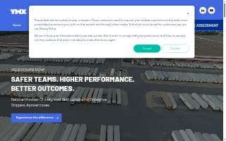 YMX Logistics website