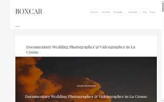 Boxcar Photography website