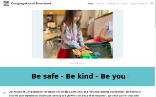 Congregational Preschool website