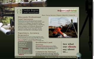 Coulee Region Land Surveyors LLC website
