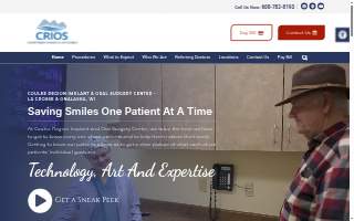 CRIOS – Coulee Region Implant & Oral Surgery Center (La Crosse) website