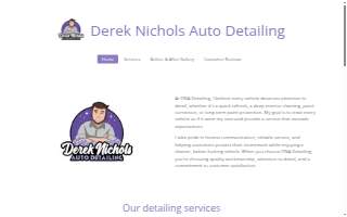 Derek Nichols Auto Detailing website