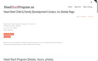 Head Start Child & Family Development Centers website