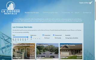 La Crosse Rentals website