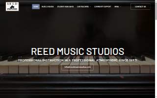 Reed Music Studios website