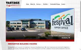 Vantage Architects Inc of La Crosse website