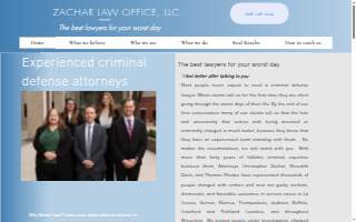 Zachar Law Office, LLC website