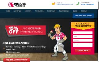 Inmars Painting Solutions website