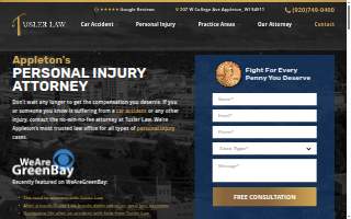 Tusler Law of Little Chute website
