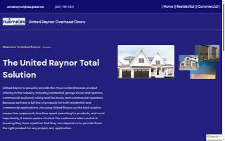 United Raynor Overhead Door Corp. website