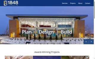 1848 Construction, Inc. website