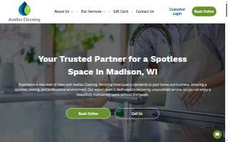 Avellas Cleaning website