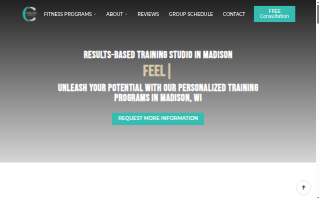 Custom Fitness Specialists West website